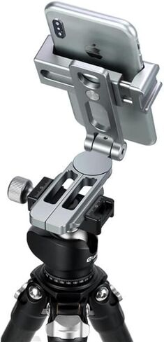 LEOFOTO PS-4 Black Ultra Compact & Lightweight Smartphone Clamp/Holder/Video/Selfie Stand/Easel Arca/RRS Compatible in Kuwait