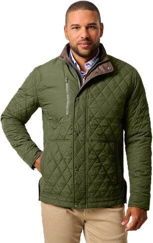 johnnie-O Juno Quilted Snap Jacket in Saudi Arabia