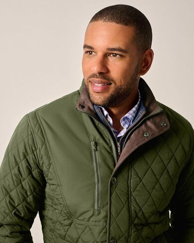johnnie-O Juno Quilted Snap Jacket in Saudi Arabia