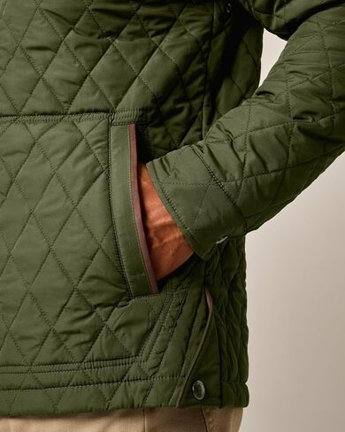 johnnie-O Juno Quilted Snap Jacket in Saudi Arabia