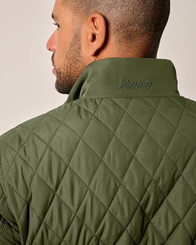 johnnie-O Juno Quilted Snap Jacket in Saudi Arabia