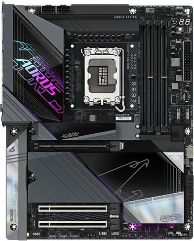 Gigabyte Z890 AI Top Intel Core Ultra (Series 2) LGA 1851 Motherboard ، E-ATX ، DDR5 ، 4X M.2 ، PCIe 5.0 ، Thunderbolt 5 ، WiFi7 ، 10GBE LAN ، EZ-LATCH in Kuwait