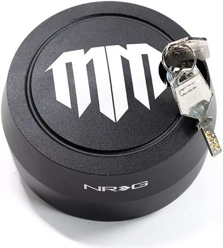 NRG Innovations NRG-SRK-201C-GD Steering Wheel Version 2 Quick Release Short Hub Adapter with Mounting Bolts, Quick Lock W/Free Spin Chrome Gold in Kuwait