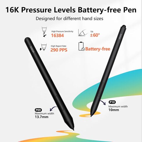 VEIKK Drawing Tablet with Screen 15.6" Graphics Tablet, Studio 16 Art Tablet with 16384 Pen Pressure,Adjustable Stand,Quick Dial and 5 Shortcut Keys, 125% sRGB in Kuwait