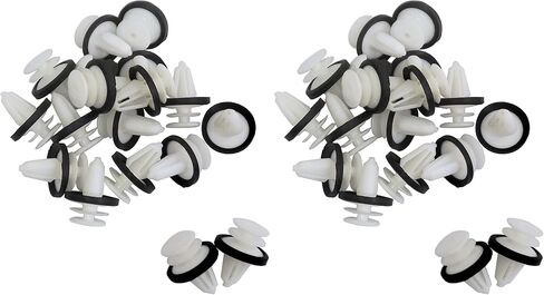 50Pcs Door Trim Clips Panel Retainer w/Sealer Replacement for Model S 1025401-00-A & Ford W713297-S300 in Kuwait