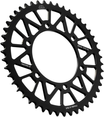 JT Sprockets JTA486.45BLK Black Racelite Anodized Aluminum 7075 T6 Rear Sprocket, Single in Kuwait