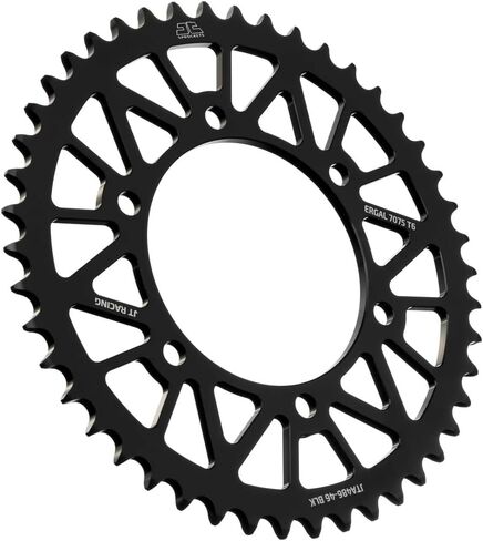 JT Sprockets JTA486.45BLK Black Racelite Anodized Aluminum 7075 T6 Rear Sprocket, Single in Kuwait