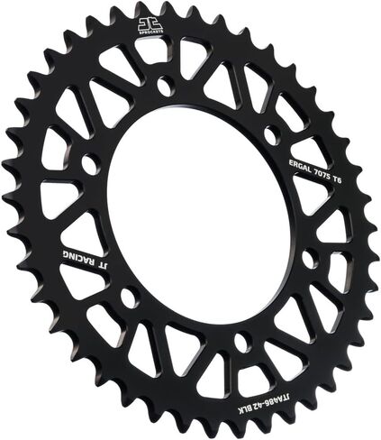JT Sprockets JTA486.45BLK Black Racelite Anodized Aluminum 7075 T6 Rear Sprocket, Single in Kuwait
