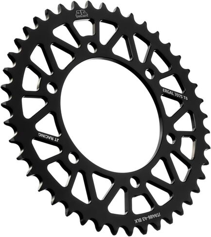 JT Sprockets JTA486.45BLK Black Racelite Anodized Aluminum 7075 T6 Rear Sprocket, Single in Kuwait