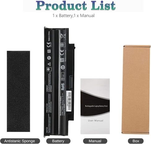 56Wh 33YDH Laptop Battery Replacement for Dell Inspiron 17 7000 Series Battery 7773 7778 7779 7786, G5 15 5587, Latitude 3490 Notebook 15.2V 4 Cell - PN: 99NF2 PVHT1 DNCWSCB6106B in Kuwait