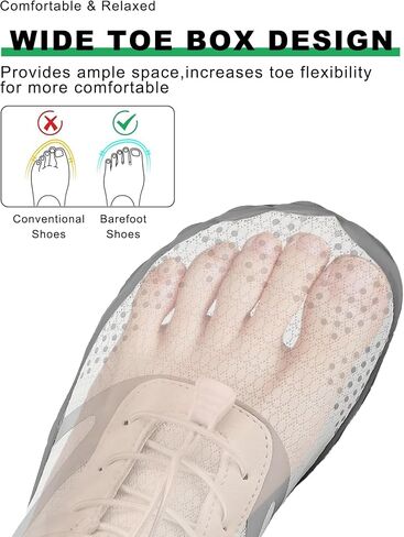 Barefoot Shoes Mens Womens Minimalist Cross Training Shoes with Wide Toe Box Athletic Zero Drop Trail Walking Shoes Hiking Running Sneakers in Saudi Arabia