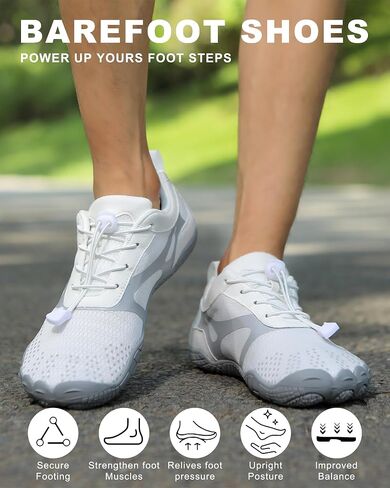 Barefoot Shoes Mens Womens Minimalist Cross Training Shoes with Wide Toe Box Athletic Zero Drop Trail Walking Shoes Hiking Running Sneakers in Saudi Arabia