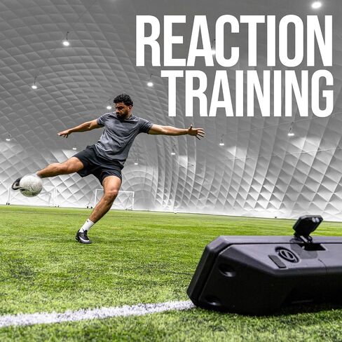 نظام تدريب كرة القدم RXTR PRO Coach - ضوء رد الفعل الذكي ولوحة ارتداد كرة القدم مع تسجيل في الوقت الحقيقي، 17 تدريبًا مبرمجًا مسبقًا، تدريب مجاني لجميع مستويات المهارة in Saudi Arabia