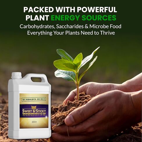 Humboldts Secret Sweet & Sticky – Carbohydrate and Saccharide Energy Source – Enhance Aroma and Flavor of Plants – Potting Soil for Indoor Plants – Energy for Plants – 32 Ounces in Saudi Arabia