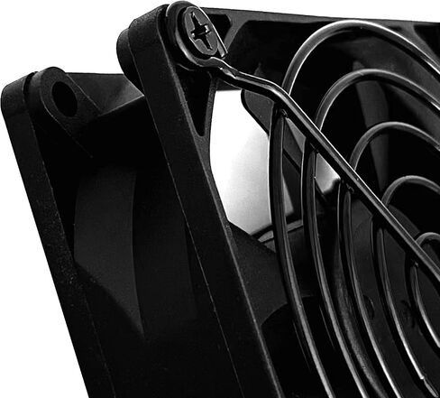 4 PCS 120mm Fan Grill 120mm Fan Bracket PC Fan Grill PC Fan Cover Fan-Shaped Grill (Black 120mm) in Saudi Arabia