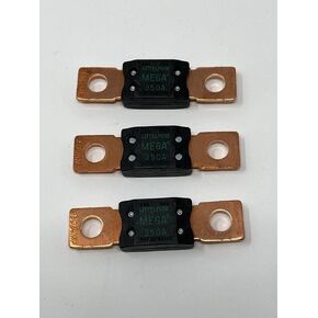 Compatible with Littelfuse 0298350 Bolt Down Auto Fuse 350A Time Delay 32V 298 Series, MEGA - Pack of 3 in Kuwait