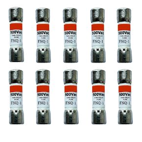 10 عبوات جديدة FNQ-1 FNQ-1A FNQ 1A 500Vac صمام تأخير الوقت، FNQ-1A صمامات خرطوشة رفض الفئة CC الحالية in Kuwait
