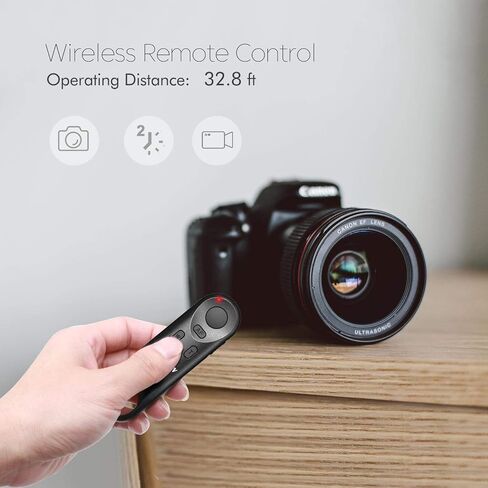 for Canon Wireless Camera Remote Control - Aodelan Rechargeable Shutter Release with OLED Screen for R3/ R10/ M50/ EOS M6 Mark II/R/RP /90D /6D Mark II /R5/T7i/G7 X Mark III;Replaces BR-E1 (White) in Saudi Arabia