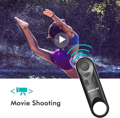 for Canon Wireless Camera Remote Control - Aodelan Rechargeable Shutter Release with OLED Screen for R3/ R10/ M50/ EOS M6 Mark II/R/RP /90D /6D Mark II /R5/T7i/G7 X Mark III;Replaces BR-E1 (White) in Saudi Arabia