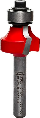 Freud Radius Rounding Over Bit with Perma-Shield Coating and Quadra-Cut Design for Flawless Finish - 2 Cutters, 1/4" Shank Dia., 3/16" Radius, 2-3/16" Length - 34-108 in Saudi Arabia