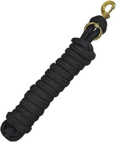 Dura-Tech Supersoft Lunge Line | Enhanced Horse Control | Comfortable Grip | Replaceable Brass Snap | 30ft Length | Ideal for Equestrian Training in Kuwait