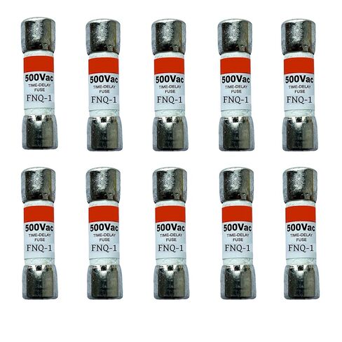 10 عبوات جديدة FNQ-1 FNQ-1A FNQ 1A 500Vac صمام تأخير الوقت، FNQ-1A صمامات خرطوشة رفض الفئة CC الحالية in Kuwait