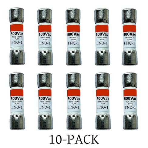 10 عبوات جديدة FNQ-1 FNQ-1A FNQ 1A 500Vac صمام تأخير الوقت، FNQ-1A صمامات خرطوشة رفض الفئة CC الحالية in Kuwait