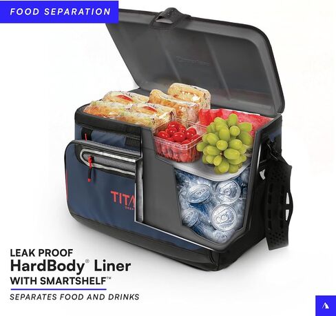 Titan by Arctic Zone 30 Can Zipperless Soft Cooler with HardBody Liner, Seagrass in Saudi Arabia