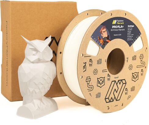 Made in USA - Professional PLA 3D Printer Filament, 1kg, 200mm x 68mm Spool, +/- 0.02mm Manufacturing Tolerance, Fits Most FDM Printers (Black) in Saudi Arabia