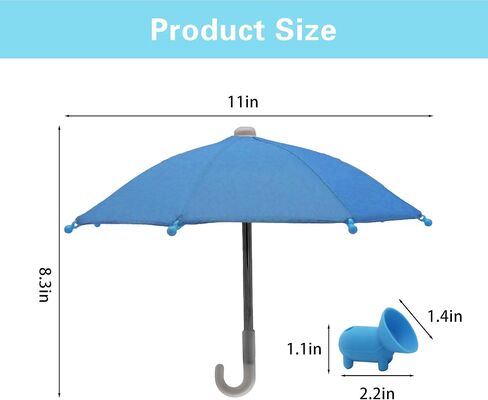 Phone Umbrella, Suction Cup Stand, Anti-Glare Mini Umbrella, Car Bike Navigation Cell Phone Sunshade Holder (Pink) in Saudi Arabia