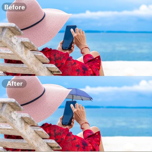 Phone Umbrella, Suction Cup Stand, Anti-Glare Mini Umbrella, Car Bike Navigation Cell Phone Sunshade Holder (Pink) in Saudi Arabia
