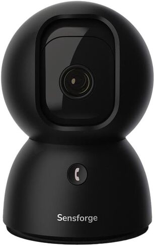 Indoor Pan-Tilt Home Security Camera - Free Human Motion Pet Detection for Daily Baby and Pet Monitor, SD Card Included, NO Monthly fee, 2.5k high Resolution Video and Night Color Vision in Saudi Arabia