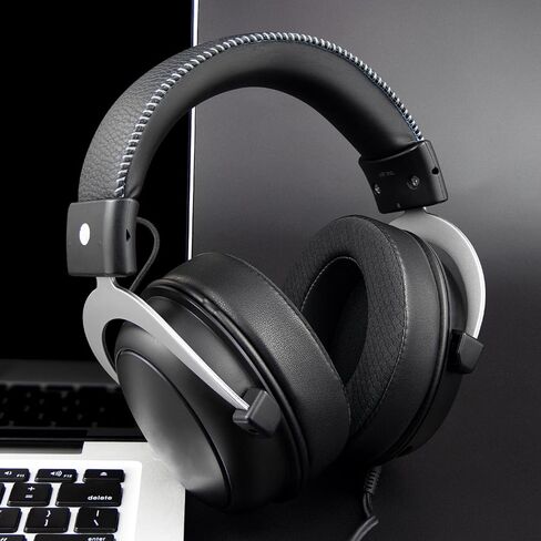 SOULWIT Mesh Fabric Replacement Earpads Cushions for HyperX Cloud Headset - Black in Kuwait