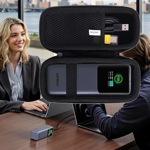 قضية Waiyucn Hard Careing متوافقة مع بنك Ugreen Power Bank 25،000mah 145w/Ugreen 20000mah 100w Power Bank Charger Case (25،000mah 145w) in Kuwait
