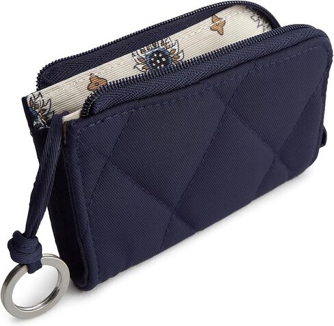 Vera Bradley Performance Twill zip card zip bace ، Larkspur Delphinum in Kuwait