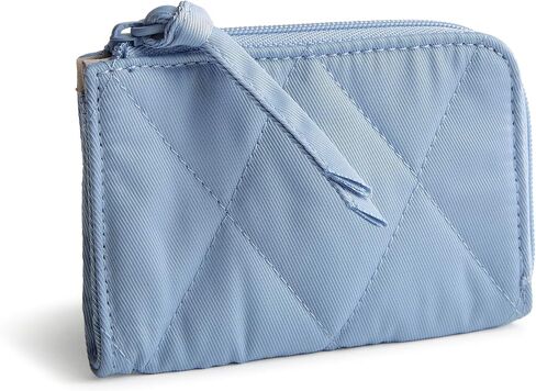 Vera Bradley Performance Twill zip card zip bace ، Larkspur Delphinum in Kuwait