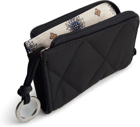 Vera Bradley Performance Twill zip card zip bace ، Larkspur Delphinum in Kuwait
