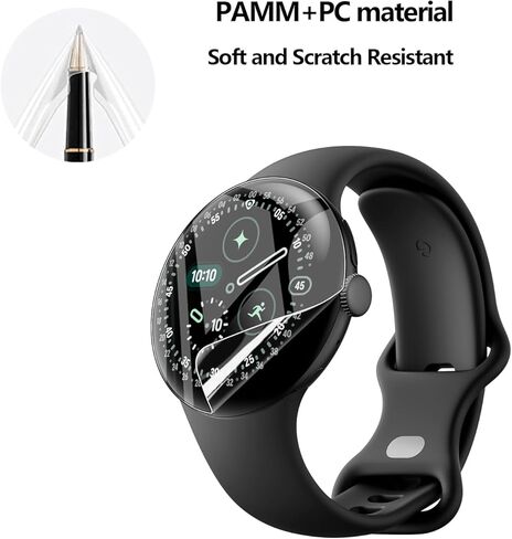 2 Pack Tempered Glass for OnePlus Watch 3 Screen Protector,9H Hardness,Ultra Resistant,Anti-Fingerprints,No Bubbles,HD-Clear,Full Coverage Watch Film for OnePlus Watch 3 in Kuwait