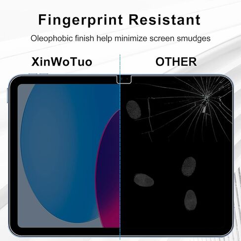 【2 Pack】Blue Light Blocking Screen Protector for iPad 10.9 Inch Tablet (2022 Released, 10th Generation, A2696/A2757/A2777), Anti-Blue Light Anti-Glare iPad 10.9" Tablet Screen Protector in Kuwait