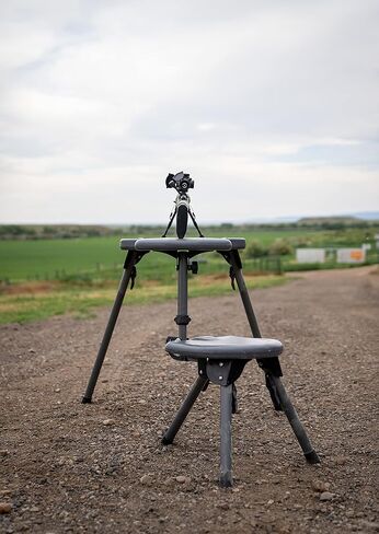 Caldwell Stable Table BR Shooting Bench with 360° Rotation, Leveling Legs, All-Weather Seat for Shooting, Target Practice, Shooting Sports in Kuwait