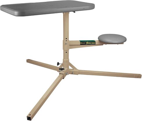 Caldwell Stable Table BR Shooting Bench with 360° Rotation, Leveling Legs, All-Weather Seat for Shooting, Target Practice, Shooting Sports in Kuwait