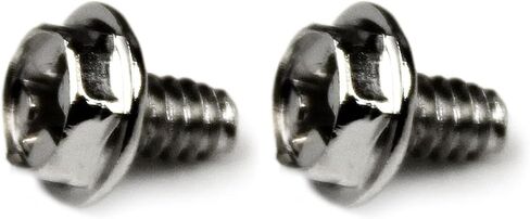 StarTech.com Replacement PC Mounting Screws #6-32 x 1/4in Long Standoff - Screw kit - Silver - 0.2 in (Pack of 100) - SCREW6_32 in Saudi Arabia