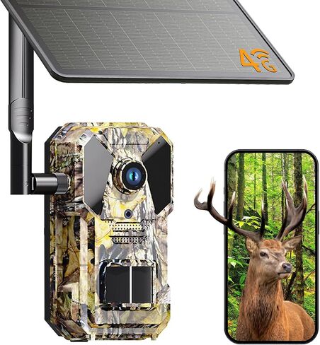 4G LTE Cellular Trail Camera مع GPS ، وكاميرا Trail Dual Lens مع الكشف عن الحركة ، وكاميرا ألعاب الطاقة الشمسية التي ترسل الصور إلى الهاتف الخلوي ، وكاميرا الصيد المقاومة للماء مع رؤية ليلية ملونة ، و NO-GLOW IR in Kuwait