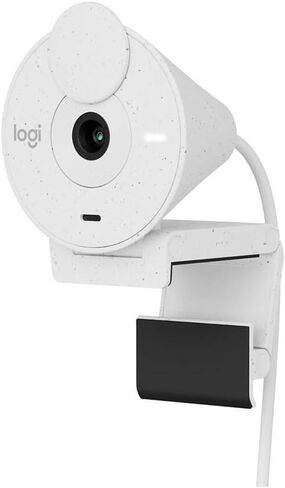 Logitech Brio 300 HD Webcam مع مصراع الخصوصية ، MIC لخفض الضوضاء ، USB -C ، معتمد للتكبير ، فرق Microsoft ، Google Meet ، تصحيح الضوء التلقائي - Pink in Kuwait