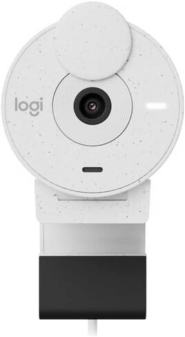 Logitech Brio 300 HD Webcam مع مصراع الخصوصية ، MIC لخفض الضوضاء ، USB -C ، معتمد للتكبير ، فرق Microsoft ، Google Meet ، تصحيح الضوء التلقائي - Pink in Kuwait