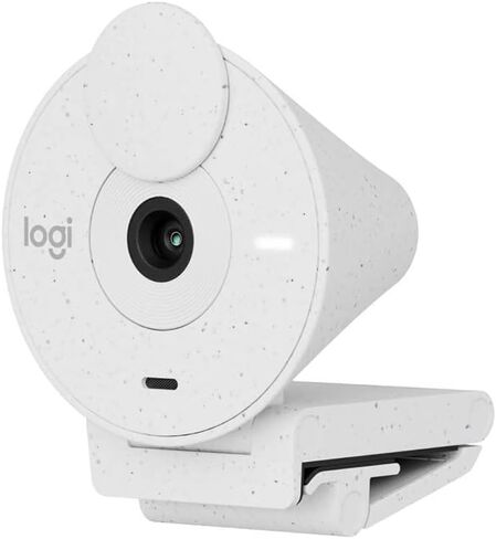Logitech Brio 300 HD Webcam مع مصراع الخصوصية ، MIC لخفض الضوضاء ، USB -C ، معتمد للتكبير ، فرق Microsoft ، Google Meet ، تصحيح الضوء التلقائي - Pink in Kuwait