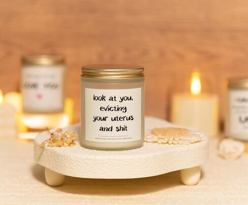True Crime Gifts for Women, Serial Killer Gift, Crime Junkie Merch, Stress Relief Gifts for Women & Men, Smells Like Chloroform Candle - Lavender & Eucalyptus, Crafted by Natural Soy Wax, 7OZ in Saudi Arabia