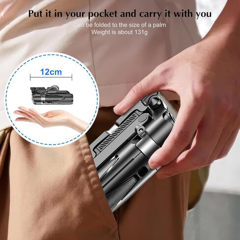 ترايبود Mini Selfie Stick ، ​​ترايبود للهاتف القابل للتمديد مع حجم الجيب البعيد القابل للفصل ، قبضة الهاتف 4-in-1 Mini ، مصراع لاسلكي 10 أمتار ، فوتوغرافي مدونة Livestreaming （أبيض） in Kuwait