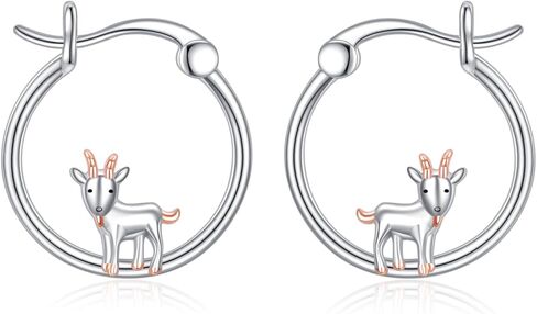 Panda Earrings 925 Sterling Silver Panda Hoop Earrings Panda Jewelry Gift for Women Panda Lovers in Kuwait
