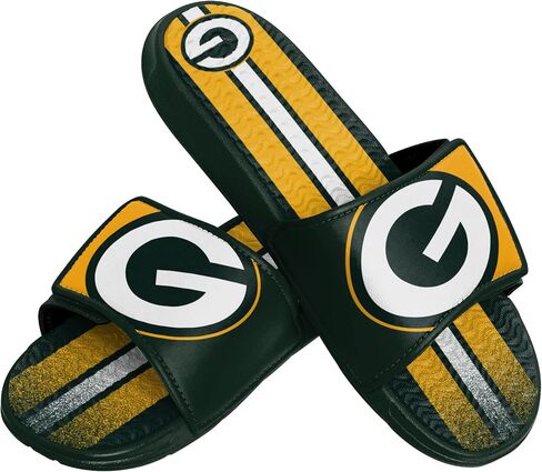 FOCO Seattle Seahawks NFL Mens Team Stripe Gel Slide - XL in Kuwait